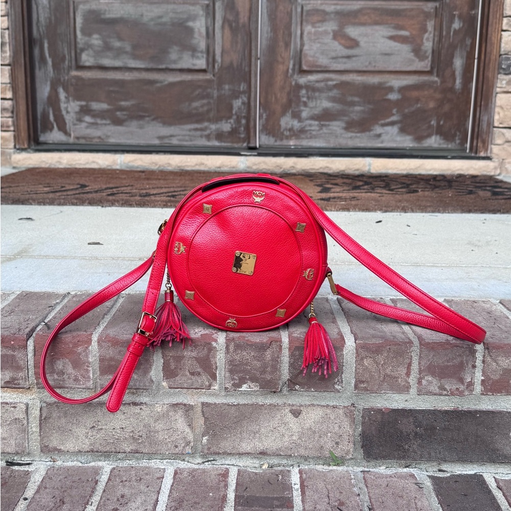 Vintage MCM tambourine crossbody bag - Picture 1 of 9